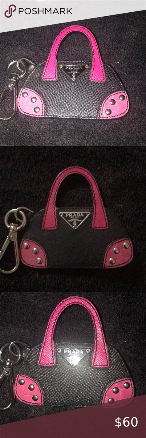 key purse prada|real real prada keychain.